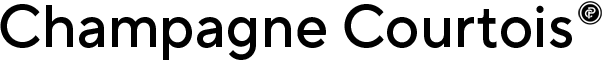 Logo champagne courtois noir